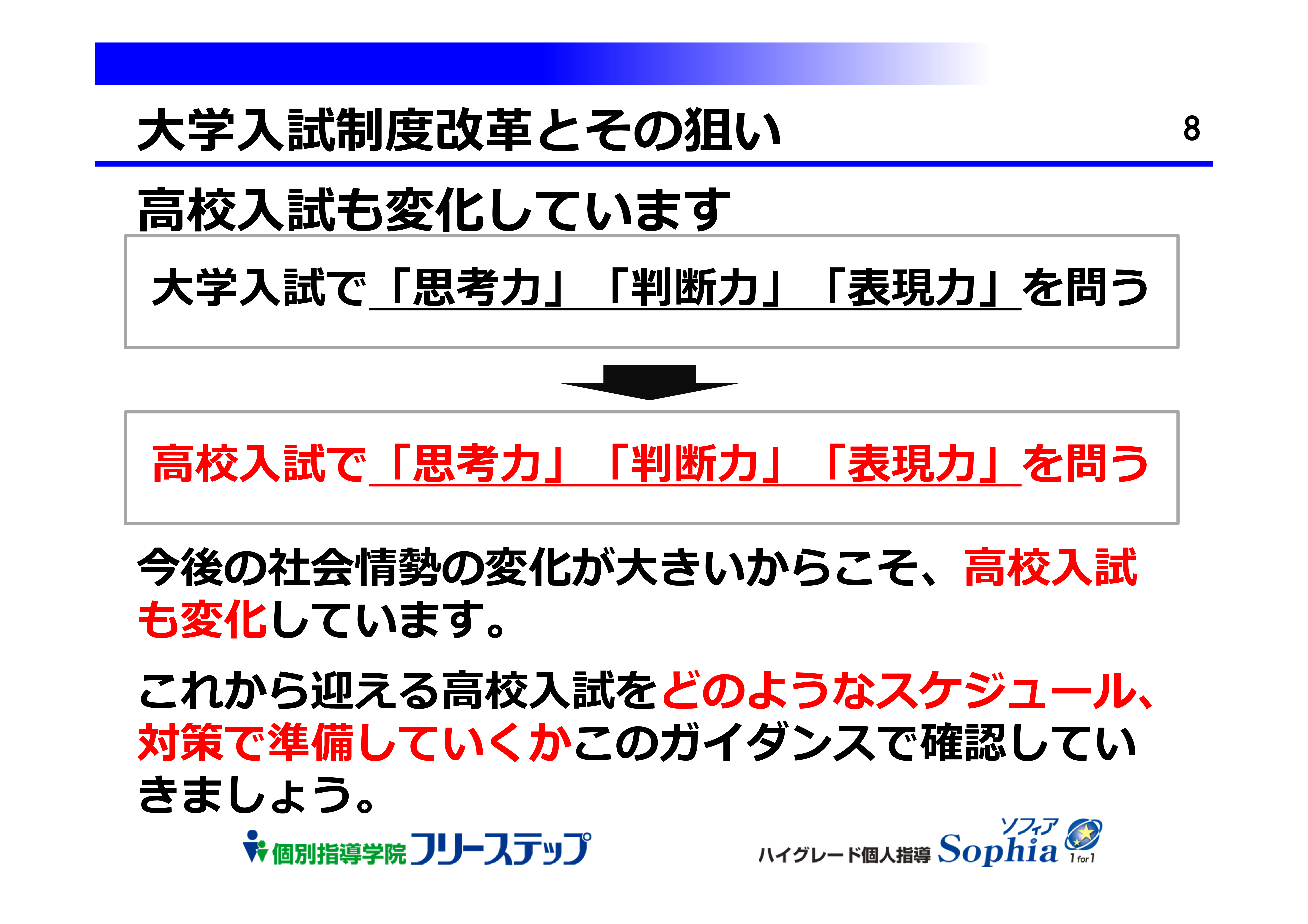 大学入試制度改革とその狙い