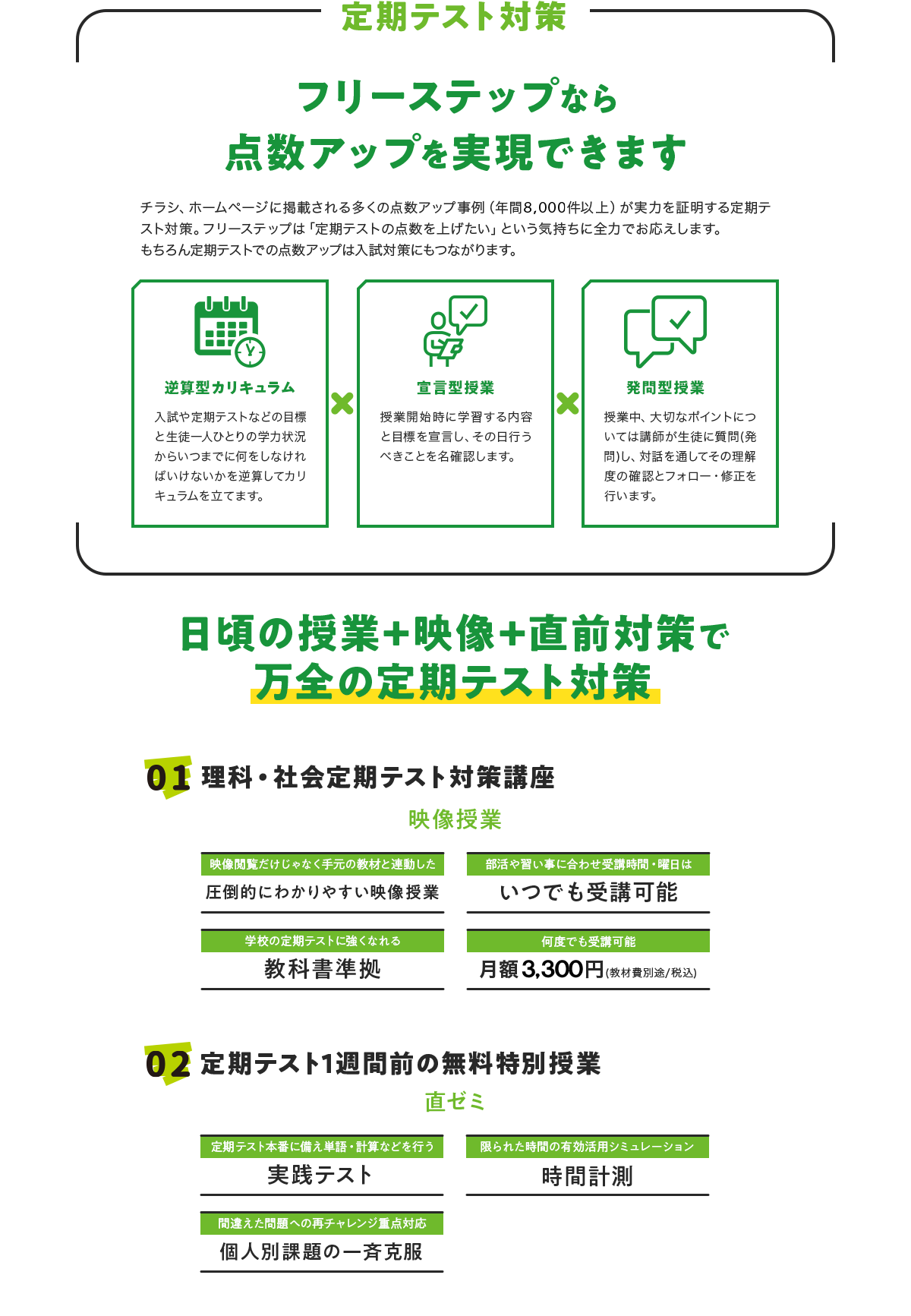 点数アップと大学受験に強い個別指導 個別指導学院フリーステップ